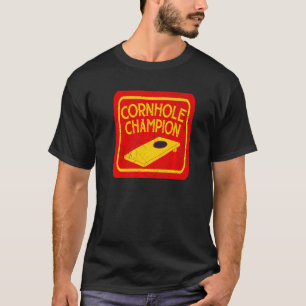 Cornhole Champion Cornhole Team Bean Bag Cornhol T-Shirt