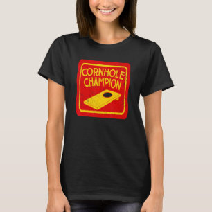 Cornhole Champion Cornhole Team Bean Bag Cornhol T-Shirt