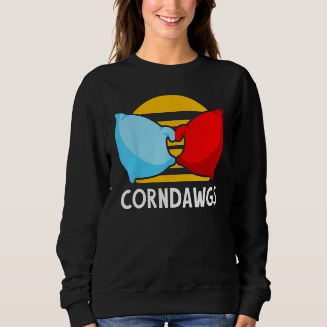 Cornhole Corn Hole Corndawgs Sweatshirt (Vorderseite)