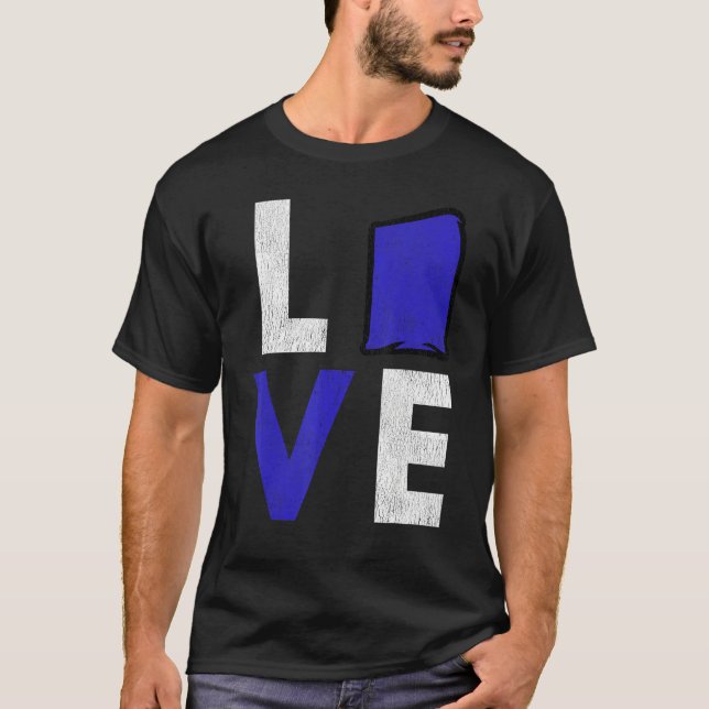 Cornhole Corn Hole LOVE T-Shirt (Vorderseite)
