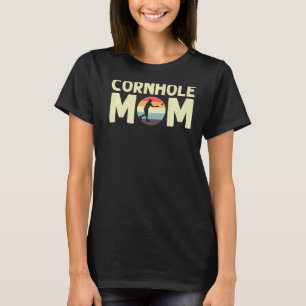Cornhole Designs für Mama Frauen Bean Bag Toss Pla T-Shirt