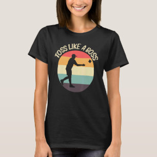 Cornhole Designs für Männer Frauen Bean Bag Toss P T-Shirt