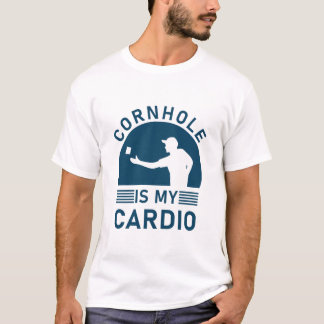 Cornhole ist mein Cardio - Cornhole T-Shirt