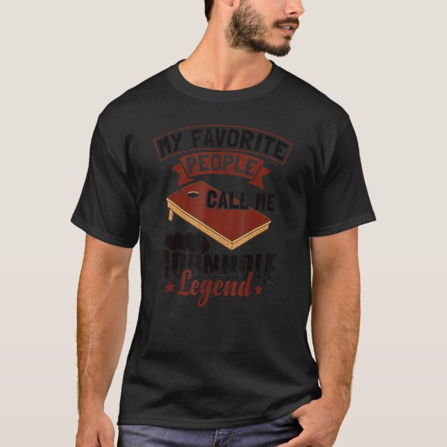 Cornhole Legend T-Shirt (Vorderseite)