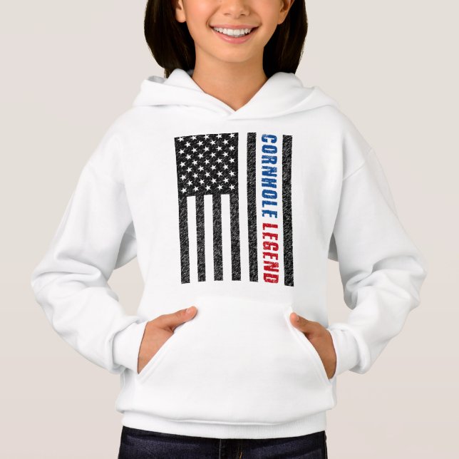 Cornhole Legend USA Hoodie (Vorderseite)
