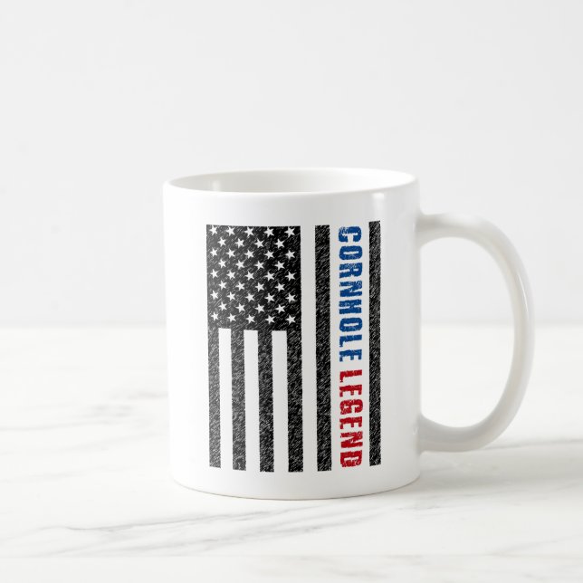 Cornhole Legend USA Kaffeetasse (Rechts)