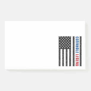 Cornhole Legend USA Post-it Klebezettel