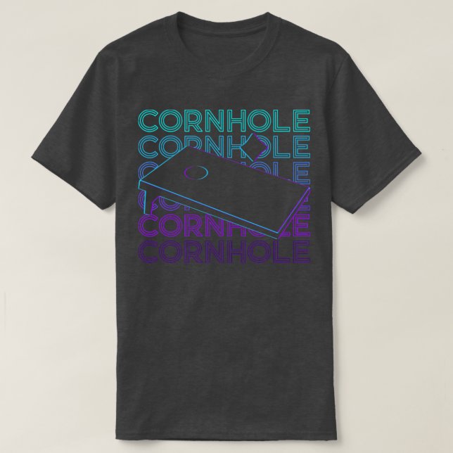 Cornhole Retro-Geschenk T-Shirt (Design vorne)