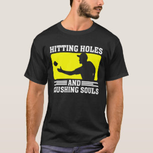 Cornhole trifft Löcher und zerstört Seelen T-Shirt
