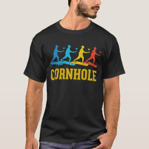 Cornhole Vintage Retro für Cornhole Players Männer T-Shirt