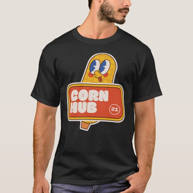 CornHub &x27;21 Essenzieller T - Shirt (Vorderseite)