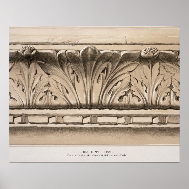 Cornice Moulding Poster (Vorne)