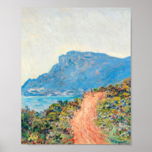 Corniche bei Monaco von Claude Monet Poster