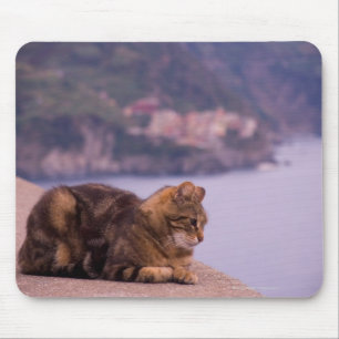 Corniglia, Cinque Terre, Italien Mousepad