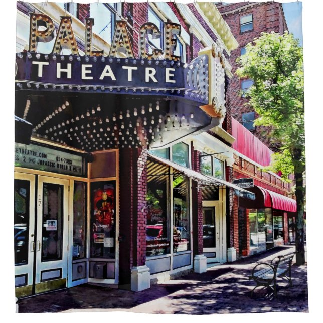 Corning NY - Kino Duschvorhang (Vorderseite)