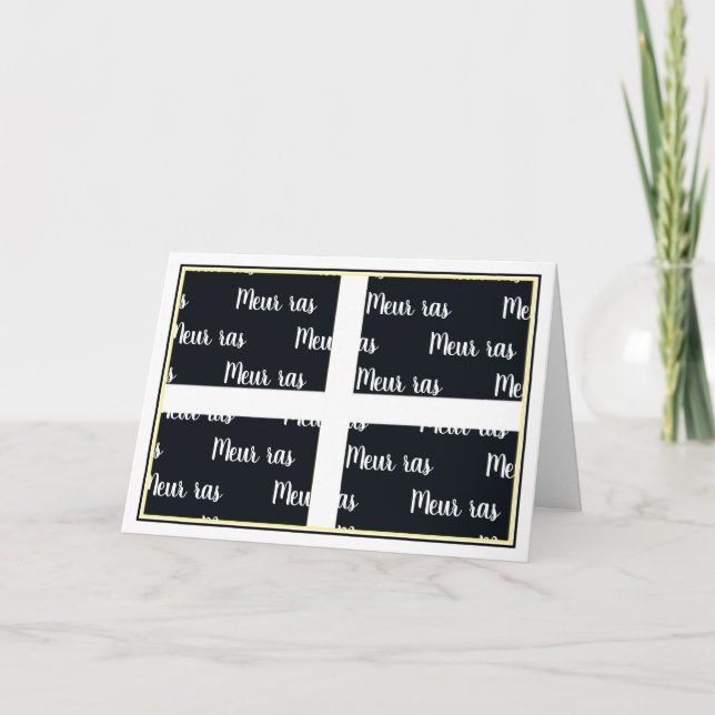 Cornisch Sprache danke Ihnen meur ras (Vorderseite)