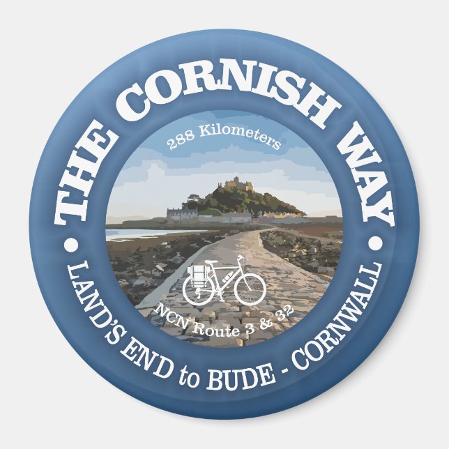 Cornisch Way (Fahrrad c) Magnet (Vorne)