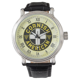 Cornish American Flag Armbanduhr