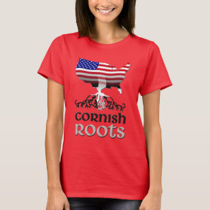 Cornish American Roots Heritage T-Shirt