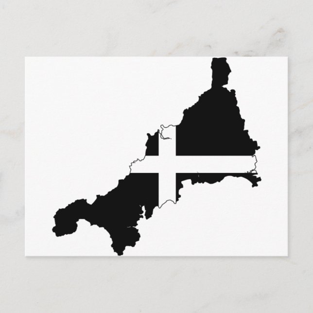 Cornish Flag Postkarte (Vorderseite)