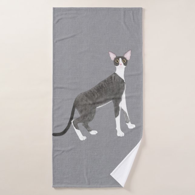 Cornish Rex Badetücher Badehandtuch (Badehandtuch)