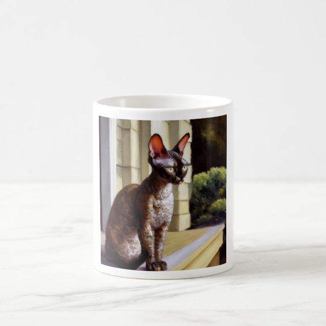 Cornish Rex Cat Kaffeetasse (Mittel)