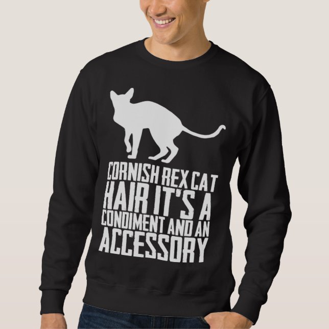 Cornish Rex cats  Cornish Rex  Cornish Rex kitten Sweatshirt (Vorderseite)