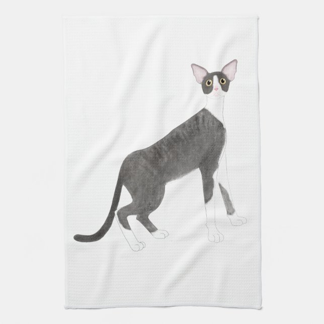 Cornish Rex Küchentuch (Vertikal)