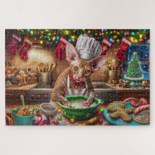 Cornish Rex Weihnachtsbäckerei: Festliches Weihnac