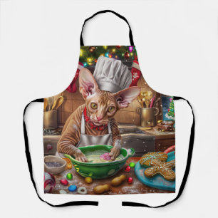 Cornish Rex Weihnachtsbäckerei: Festliches Weihnac Schürze