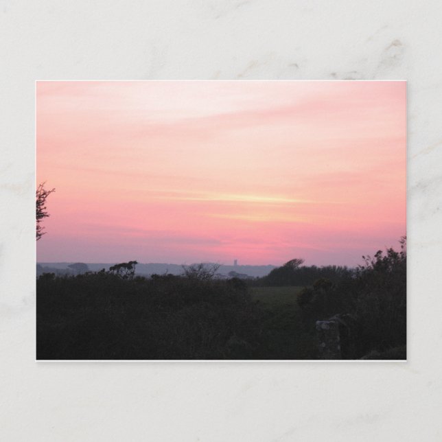 Cornish Sunset Postcard (5983) Postkarte (Vorderseite)