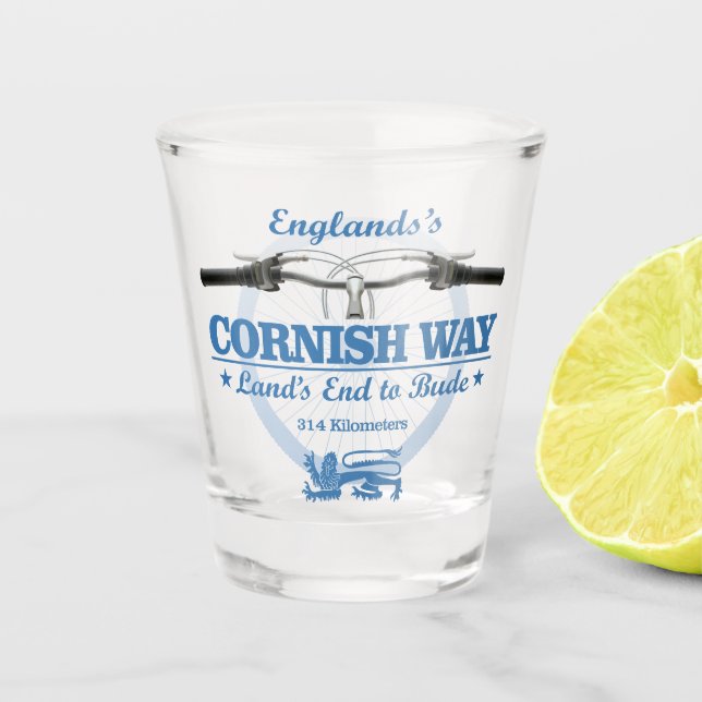 Cornish Way (H2) Schnapsglas (Vorderseite)