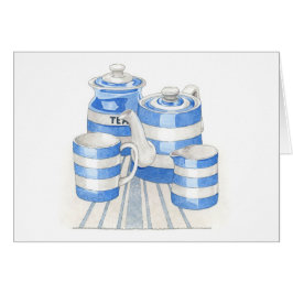 Cornishware Faltkarte