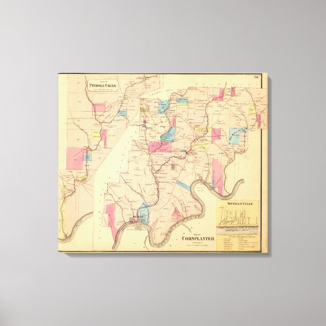 Cornplanter Township Leinwanddruck (Vorderseite)