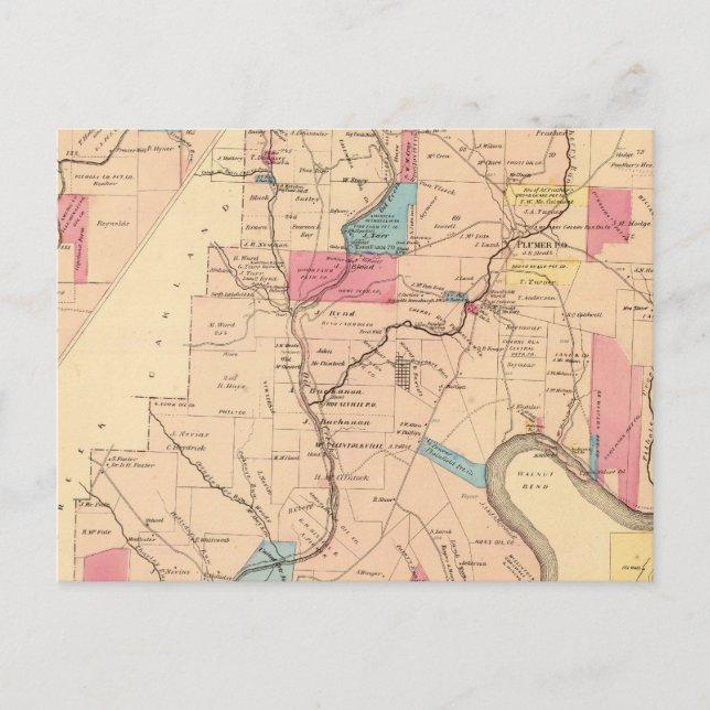 Cornplanter Township Postkarte (Vorderseite)