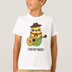 Corntry Singer Funny Corn Pun T-Shirt