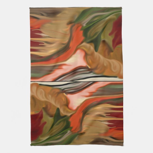 Cornucopia Abstrakt Art Handtuch (Vertikal)