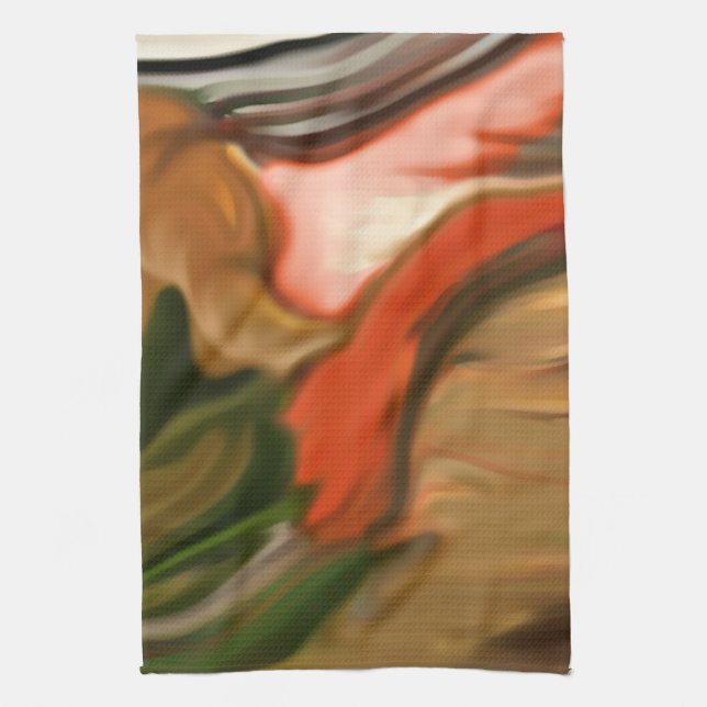 Cornucopia Abstrakt Art Küchentuch (Vertikal)