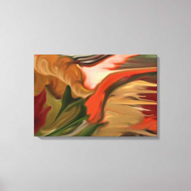 Cornucopia Abstrakt Art Leinwanddruck (Vorderseite)