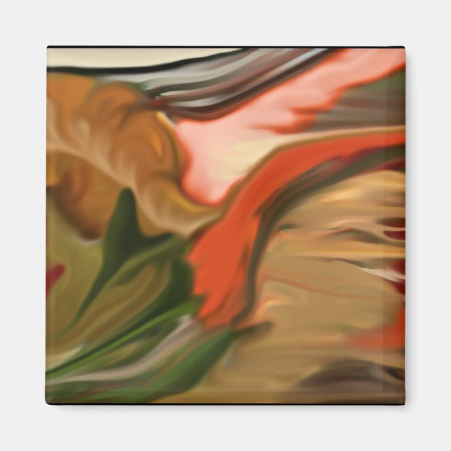 Cornucopia Abstrakt Art Magnet (Vorne)