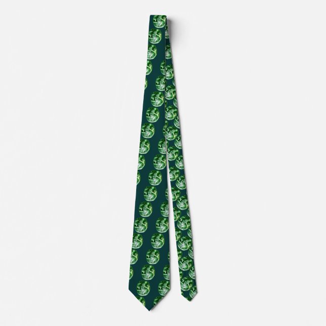 CORNUCOPIA Bright Emerald Green Krawatte (Vorderseite)