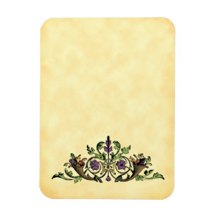 Cornucopia Ernest Vintag Art Flexi Magnet