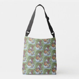 CORNUCOPIA HEN ERNTEDANK CHICKEN CROSS BODY BAG TRAGETASCHEN MIT LANGEN TRÄGERN