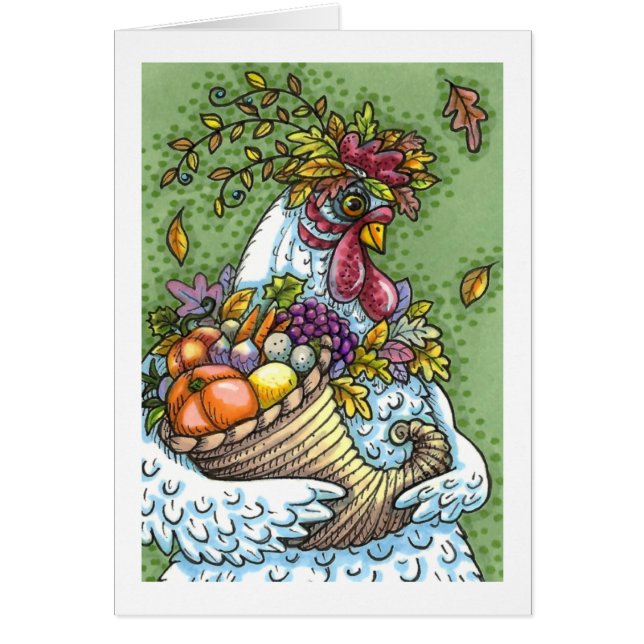 CORNUCOPIA HEN, ERNTEDANK CHICKEN HARVEST Leere (Vorne)
