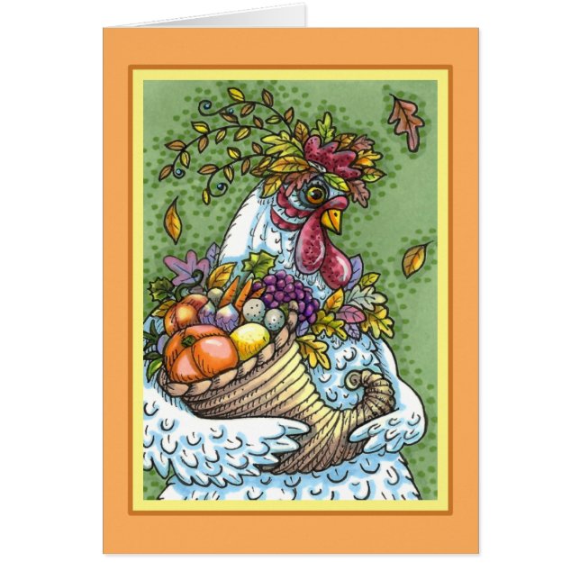 CORNUCOPIA HEN, ERNTEDANK CHICKEN HARVEST Leere (Vorne)