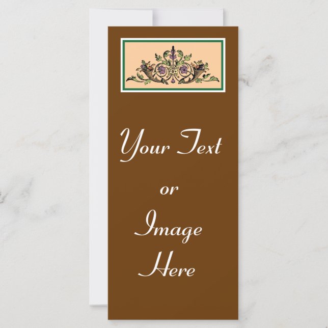 Cornucopia Vintag Erntedank Rackkarte (Vorderseite)