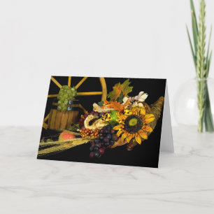 Cornucopie Feiertagskarte