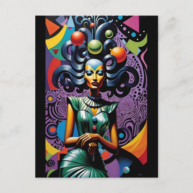 Cornutopia - Ken Gage Surreal Art Postkarte (Vorderseite)