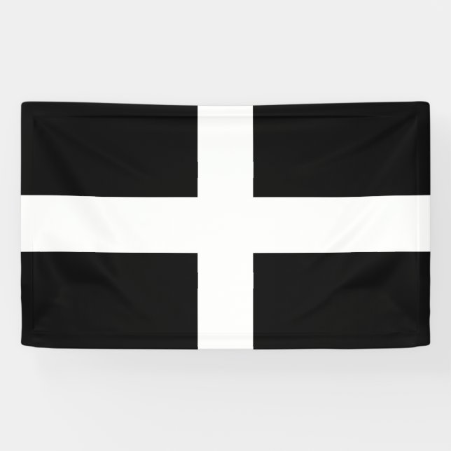 Cornwall (Cornwall) (Landkreis von England, Verein Banner (Horizontal)