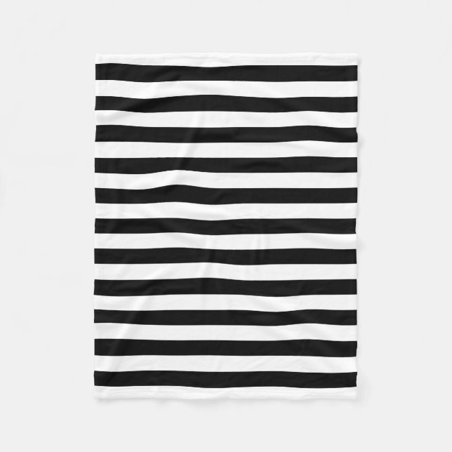 Cornwall flag stripes black white line pattern sym fleecedecke (Vorderseite)